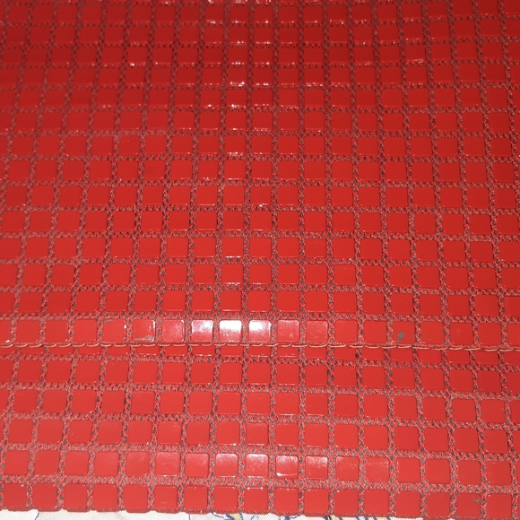 Vintage Lumured Red Clutch/Purse - Picture 3 of 3